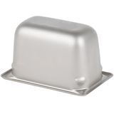 Ninth-size 4-inch-deep Super Pan V stainless steel steam table pan, Vollrath 30942