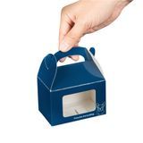 GABLE/ LUNCH BOX w/ WINDOW 4x2-1/2" PAPER FRENCHIE 25/cs