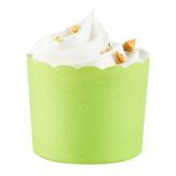 BAKING UP 6oz 2-3/4dia SCALLOP PAPER ECO GREEN 200/cs