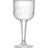 WINE GOBLET 8oz 1-PC 6-1/2"h POLYSTYRENE CLEAR 96/cs