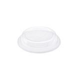 DOME LID F/ RND BOWL 24 & 32oz NO PFAS PETE CLEAR 300/cs
