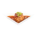 TRIANGOLO PLATE 4x2" POLYSTYRENE WHITE 100/cs