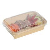LID F/ SUSHI CONTAINER 17 22 26 & 34oz PET CLEAR 100/cs