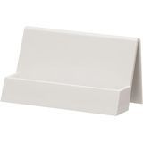 BUSINESS CARD HOLDER DISPLAY STAND POLYSTYRENE WHITE 1ea/cs