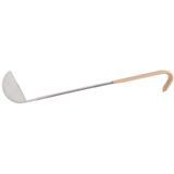 3-ounce one-piece heavy-duty stainless steel ladle with ivory kool-touch handle, Vollrath 4980335