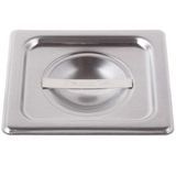 Sixth-size super pan v solid stainless steel cover, Vollrath 75160