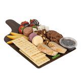 CHEESE BOARD 11-3/4x7" CARDBOARD FAUX DARK WOOD 10/cs