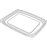LID FLAT PLASTIC CLEARPAC FOR 24 & 32 OUNCE (504)
