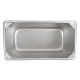 Third-size 6-inch-deep Super Pan V stainless steel steam table pan, Vollrath 30362