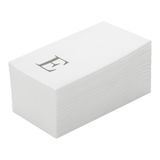 NAPKIN LINEN-LIKE 15-3/4x8" PAPER SANS 'E' SILVER 50/cs