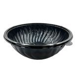 PREPSERVE BOWL 160oz 12"dia PET BLACK 25/cs