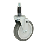Allpoints 120-1090 Caster, swivel stem, medium duty, 1-1/4" W, 5" dia., Ball Bearing, swivel, for 1"