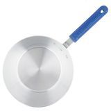 5.5-quart wear-ever tapered saucepan in natural finish with cool handle rubber grip sleeve, Vollrath 434512