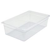 FOOD PAN FULL X 6" CLEAR POLYCARBONATE 12EA/CS