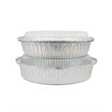 FOIL PAN 8"dia RND BULK 37oz 1-9/16"d 30ga 500/cs