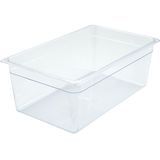 FOOD PAN FULL X 7 3/4" CLEAR POLYCARBONATE 12EA/CS