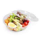 TAKEOUT BOWL 24oz 7" RND 2-1/4"h PET CLEAR 50/cs