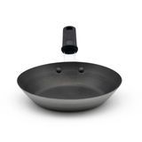 8 -inch carbon steel induction fry pan with SteelCoat x3 nonstick coating and TriVent silicone handle, Vollrath 59900