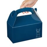 GABLE/ LUNCH BOX COMPOSTABLE 9-1/2x5" PAPER FRENCHIE 100/cs