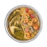 TAKEOUT FOIL PAN 36oz ROUND 8"dia HEAVY WT ALUM 100/cs