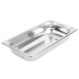 Third-size 2 -inch-deep Super Pan 3 stainless steel steam table pan, Vollrath 90322