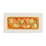 PLATE 10x5" RECT BAGASSE NO PFAS COMPOST WHITE 100/cs