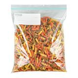 ZIP BAG 2gal 15x13x1/4" WRITE-ON PLASTIC CLEAR 1000/cs