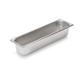 Half-long-size 4" deep super pan v stainless steel steam table pan, Vollrath 30542