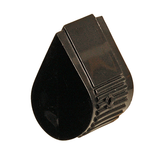 Allpoints 22-1062 Thermostat Knob, 7/8" OD x 1-5/16" L x 1" D, black, plastic
