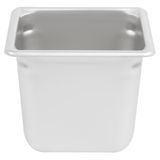 Sixth-size 6-inch-deep Super Pan V stainless steel steam table pan, Vollrath 30662