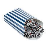FRY CUP 4oz 4-3/4x3-1/2x5" PAPER BLUE & WHT STRIPE 100/cs