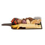 CHEESE BOARD 11-3/4x7" CARDBOARD FAUX DARK WOOD 10/cs
