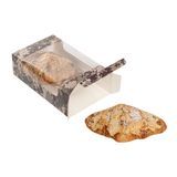CAKE BOX 7-3/4x4-3/4" WINDOW PAPER TAN PLAID 100/cs