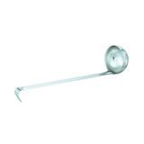 LADLE 1/2oz 1-PIECE S/S 11" HOOKED HANDLE 24ea/cs