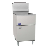 Pitco 65C+S Natural Gas Fryer, Floor Model, 80-lb Oil Capacity - 150,000 BTU
