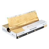 FOIL POP-UP SHEETS 10-3/4x9" INTERFOLD ALUM GOLD 100/cs