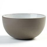 Dusk Bowl, 34 ounce capacity, 5-1/2" diameter, 2-7/8" height, grey-white, Martine Keirsebilck, 1 each (8 ea/cs), Serax, Rosenthal Sambonet B2414011