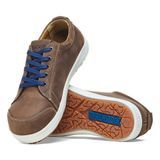 QS500 OXFORD LEATHER BROWN SIZE 46 ASTM SLIP RESISTANT