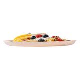 PLATE 8-1/2"dia 1/2"h MODERNA PLASTIC PINK 200/cs