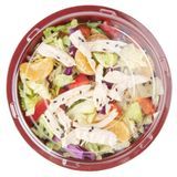 ASIAN PANDA BOWL/ LID MW 18oz 6"dia POLYPRO BLK/ CLR 200/cs