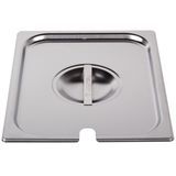 Half-size Super Pan V slotted stainless steel cover, Vollrath 75220