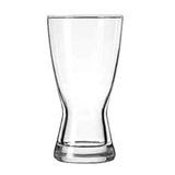 HOURGLASS PILSNER GLASS 12oz HT 6"h CLEAR 24ea/cs