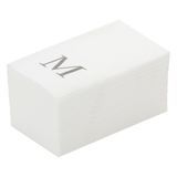 NAPKIN LINEN-LIKE 15-3/4x8" PAPER SANS 'M' SILVER 2000/cs
