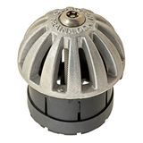 Allpoints 102-1204 Guardian Drain Lock, 2-1/2" OD, fits 2" dia. floor drain, dome shape, aluminum do
