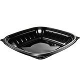 BOWL PRESENTA PP 24oz SQ BLK 8.5" 1.5"h 252/cs LID 10042903