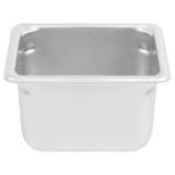 Sixth-size 4-inch-deep Super Pan V stainless steel steam table pan, Vollrath 30642