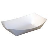 TRAY PAPER FOOD 1lb WHITE 1000/cs