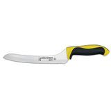 KNIFE SLICER 9" SCALLOPED-EDGE SANTOPRENE HANDLE YLW 6ea/cs