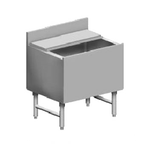 Eagle B28IC-22-7 2200 Series Underbar Ice Bin/Cocktail Unit, 7-circuit cold plate, 28"W x 24"D, 75 lbs. capacity, 8" deep stainless steel liner