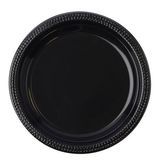 PLATE POLYPRO 7" ROUND BLACK REFORM 800/cs